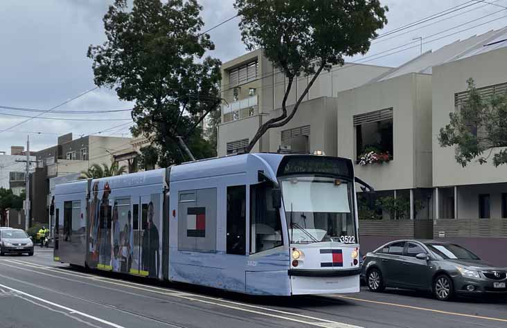 Yarra Trams Siemens Combino 3522 Tommy Hilfiger